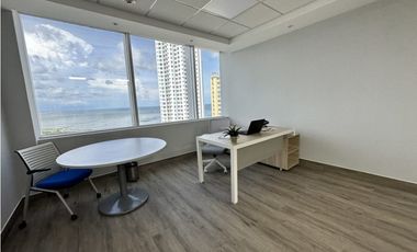 SE ALQUILA OFICINA LISTA PARA OCUPAR EN PUNTA PACIFICA DESDE 100 MTS