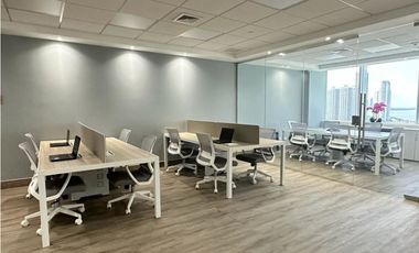 SE ALQUILA OFICINA LISTA PARA OCUPAR EN PUNTA PACIFICA DESDE 100 MTS