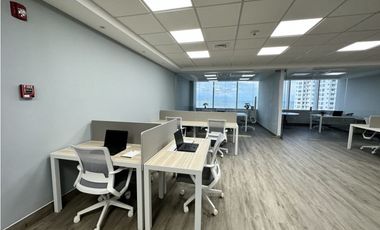 SE ALQUILA OFICINA LISTA PARA OCUPAR EN PUNTA PACIFICA DESDE 100 MTS