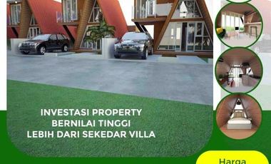 Promo! Asset terbaik!! Villa Kayu Modern Vintage di Megamendung Cisarua Puncak Bogor