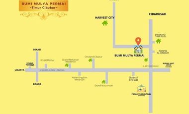 Rumah murah 4,7 KM Kecamatan Cileungsi