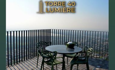 Departamento de lujo 2 recámaras con espectacular vista en Torrre Lumiere 1902