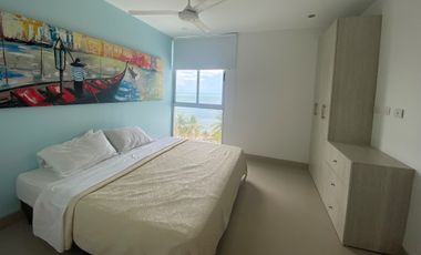 Espectacular Apartamento Amoblado Con Vista Al Mar En Edificio Mediterráneo, Coveñas Primera Ensenada, Sucre.