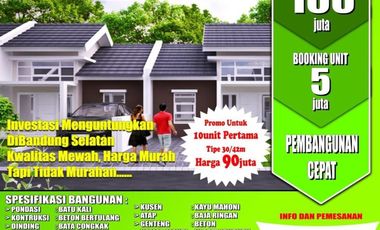 Cluster Termurah Arkanza bebas banjir dkt pasar Rancamanyar Bandung