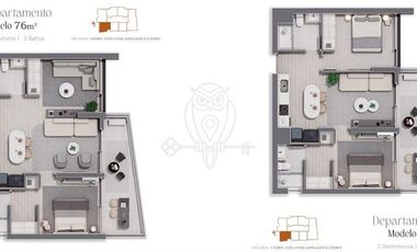 Departamento en Venta en Huechuraba