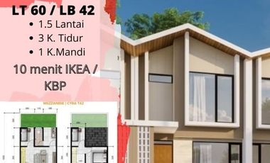 Rumah Baru 3 Kamar Bisa KPR DP Ringan dengan Model Terbaru di Bandung Barat