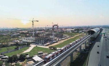 Apartemen di ciracas jakarta timur Terkoneksi Langsung Dengan Stasiun LRT