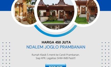 Perumahan Klasik Di Kawasan Candi Prambanan!!