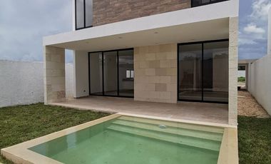 Casa en Venta Mérida, Privada Fiora Residencial, Cholul (Mod. Lily)