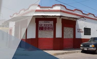 CASA COMERCIAL EN RENTA EN EL CENTRO DE SANTIAGO, NAY. (CC)