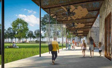 TERRENO RESIDENCIAL EN IZAMAL CON SERVICIOS Y CASA CLUB