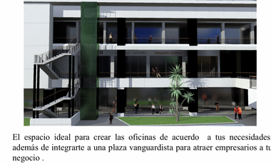 Renta de exclusivas oficinas en plaza comercial en Corregidora