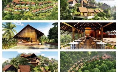 Dijual Villa Residence, bangunan konsep modern minimalis natural, di Ubud, Gianyar