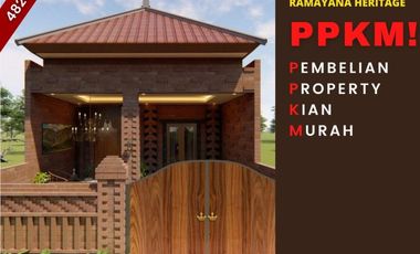PREMIUM!! SPESIAL RUMAH KLASIK DI TIMUR CANDI PRAMBANAN, HARGA MURAH