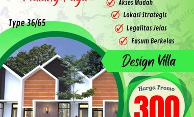 Rumah Murah Konsep Villa di Kota Malang
