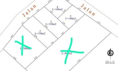 DIJUAL Tanah Kavling harga 100 jutaan di dekat perumahan Raya Kampial, Kutuh, Kuta Selatan