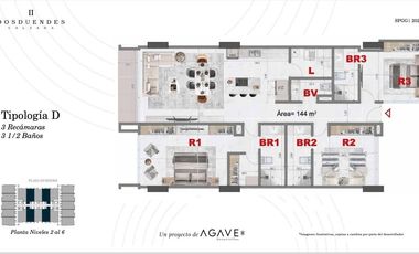 Venta departamento  en Calzada del Valle, entrega 34 meses “Super proyecto “