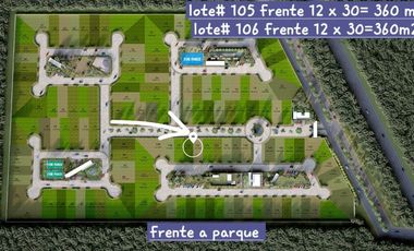 Terreno en venta Mérida Yucatán, Privada Entre Parques Tixcuytun