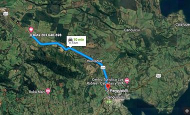 Terreno con gran vista al volcán Villarrica