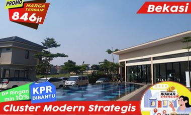 CLUSTER MEWAH STRATEGIS RUBY EMERALD ADA KOLAM RENANG BEKASI