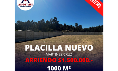 PLACILLA / MARTINEZ CRUZ / LOTE 1.000 M2