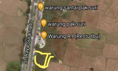 Dijual Tanah Suramadu 0jalan