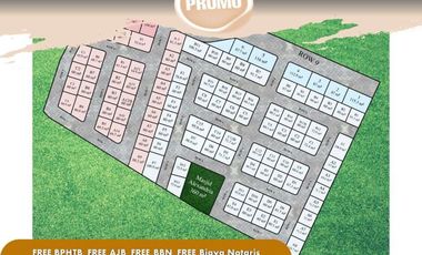 Rumah Dijual di Malang Tipe 25/107 Bebas Banjir Free Biaya