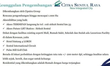 Rumah Baru Rp 648 Juta, 1 Lnt, di Babakan Madang, Bogor. LT