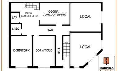 GBA - VENTA en BLOCK - CASA de 4 Ambientes + 2 LOCALES COMERCIALES