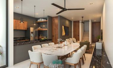 CASA EN VENTA EN OKU URBAN HOMES, TEMOZÓN NORTE