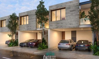 CASA EN VENTA EN OKU URBAN HOMES, TEMOZÓN NORTE