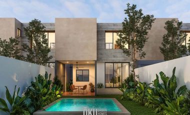 CASA EN VENTA EN OKU URBAN HOMES, TEMOZÓN NORTE