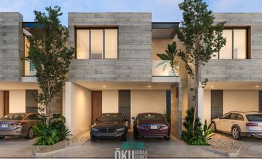 CASA EN VENTA EN OKU URBAN HOMES, TEMOZÓN NORTE