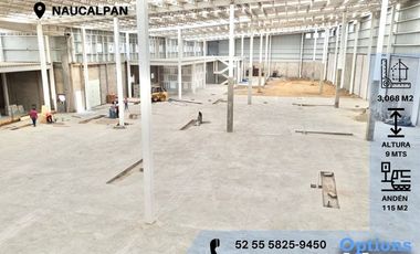 Incredible industrial warehouse for rent in Naucalpan