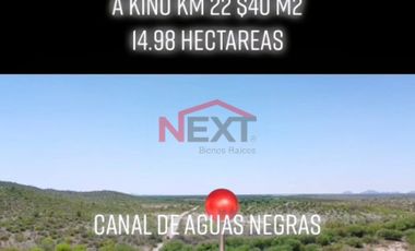 SE VENDE TERRENO EN CARRETERA A BAHIA DE KINO