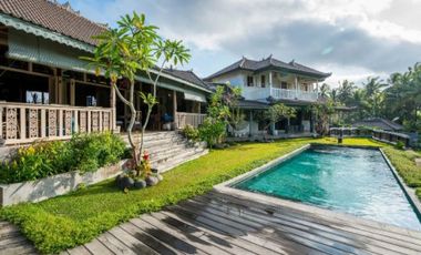 Luxury Villa Pemandangan Sawah di Ubud