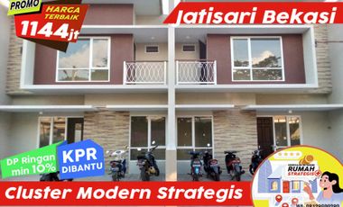 Cluster Modern Strategis DP 0 % Bebas banjir Free biaya Jatisari Bekasi