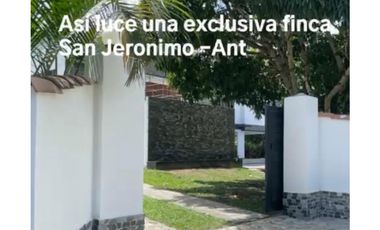 HERMOSA FINCA SAN JERONIMO UNIDAD CERRADA