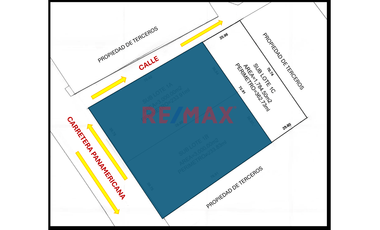 Terreno De Comercio Industrial De 1,785 M²  - Ubicado En Carretera Panamericana Km 561