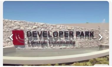 Venta de lote en Developer Park