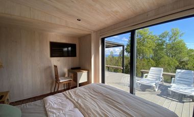 Linda casa en refugio cordillerano