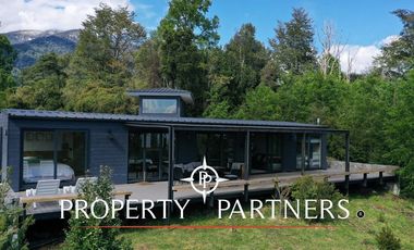 Linda casa en refugio cordillerano