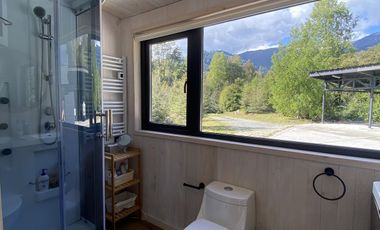 Linda casa en refugio cordillerano