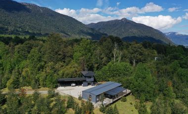 Linda casa en refugio cordillerano