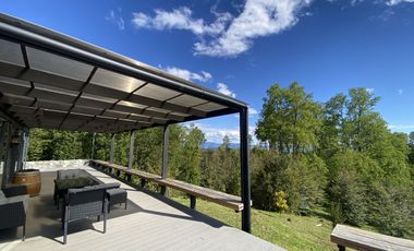 Linda casa en refugio cordillerano