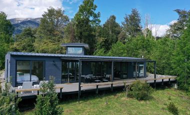 Linda casa en refugio cordillerano