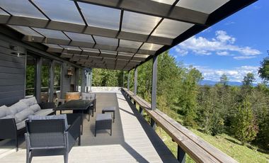 Linda casa en refugio cordillerano