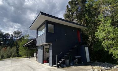 Linda casa en refugio cordillerano