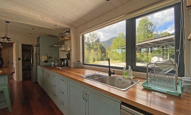 Linda casa en refugio cordillerano