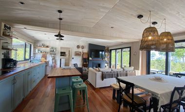 Linda casa en refugio cordillerano